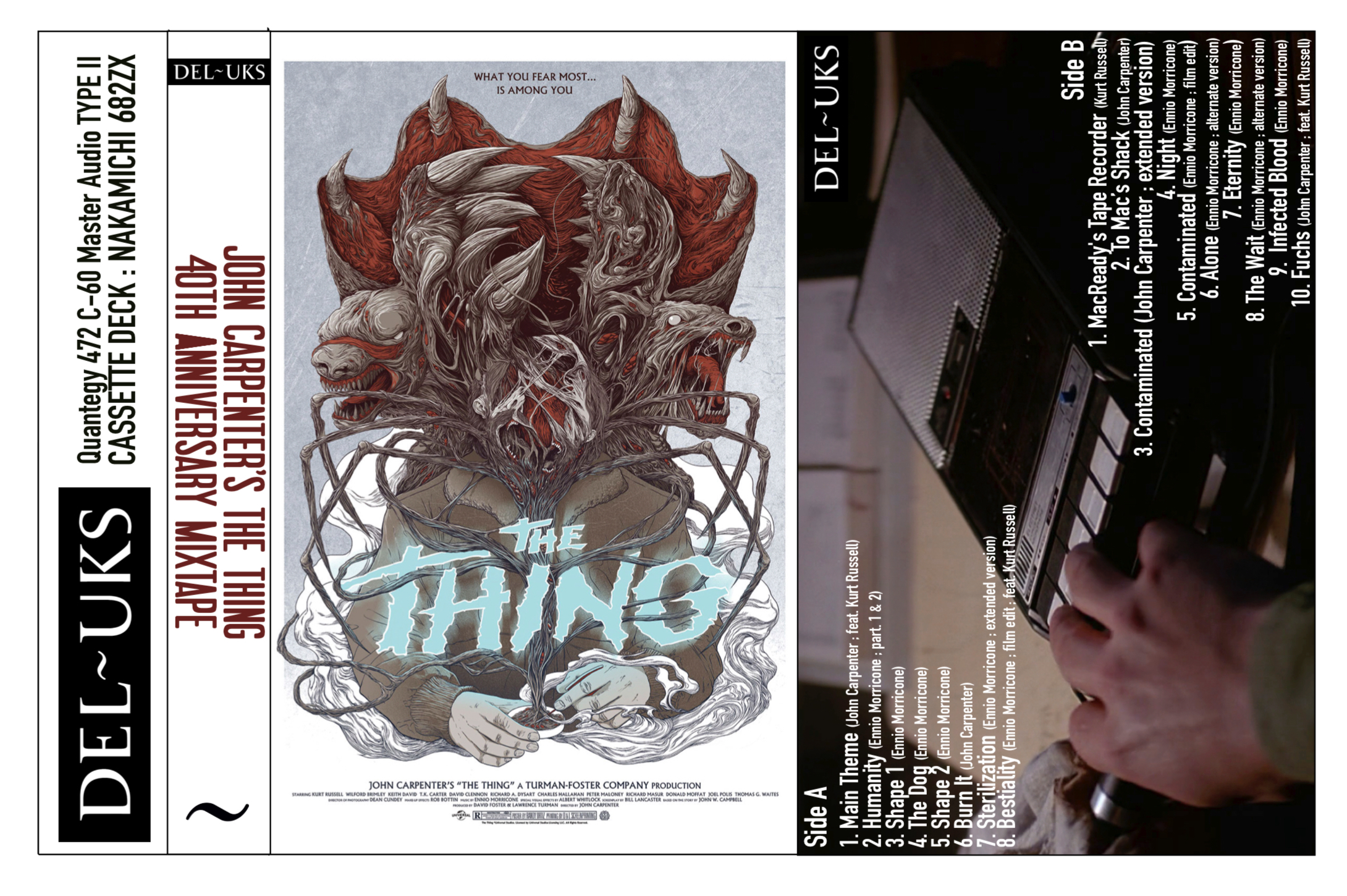 THE THING (1982) John Carpenter ART PRINT Kurt Russell VIDEOGAME R.J.  MacReady!